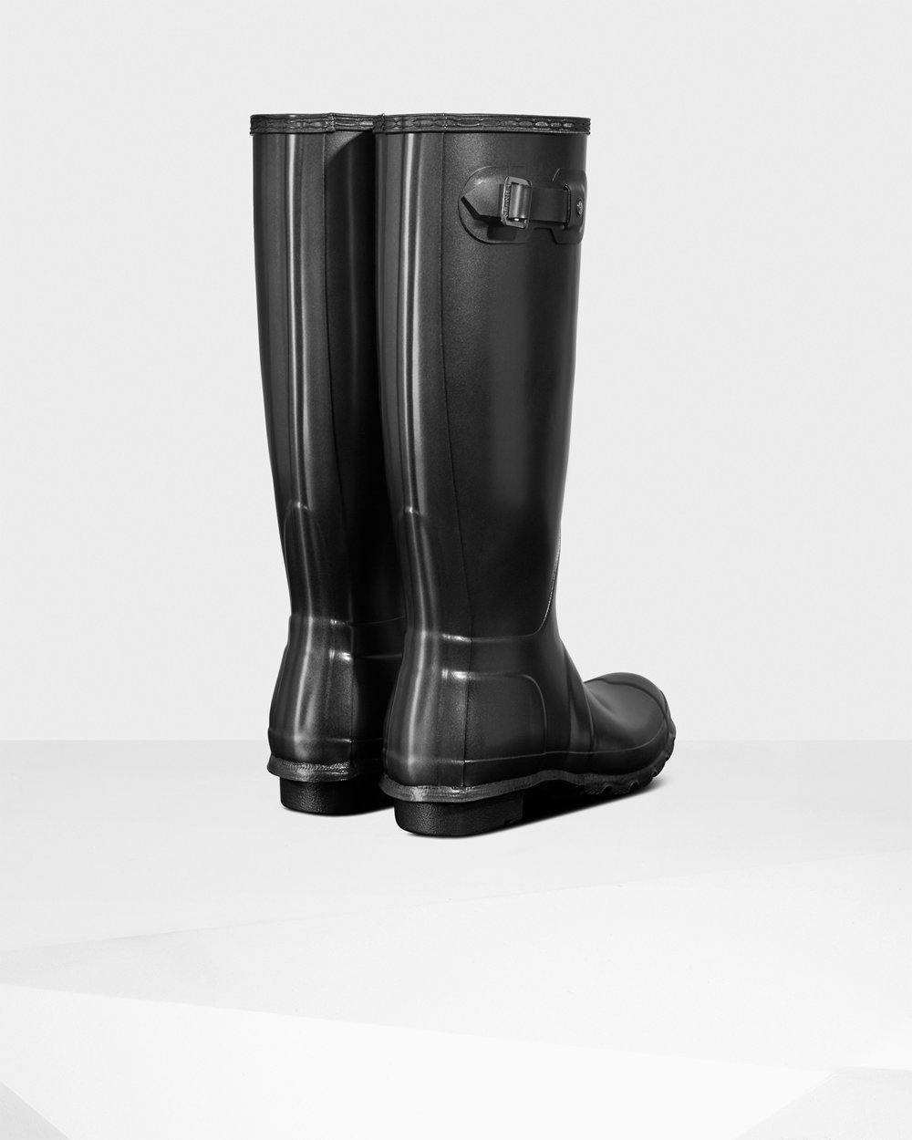 Galochas Altas Hunter Feminina Pretas - Original Pearlized - 89FMONKVB